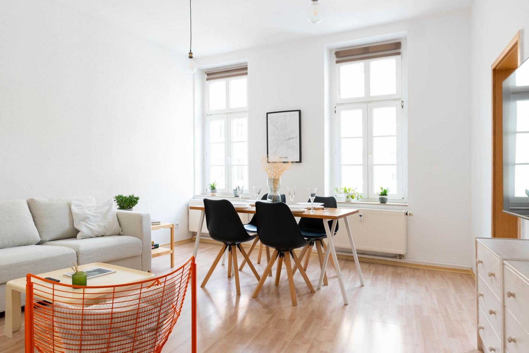 Grosse 3 Zimmer Wohnung Mit Netflix In Zentraler Lage Erfurt Extérieur photo
